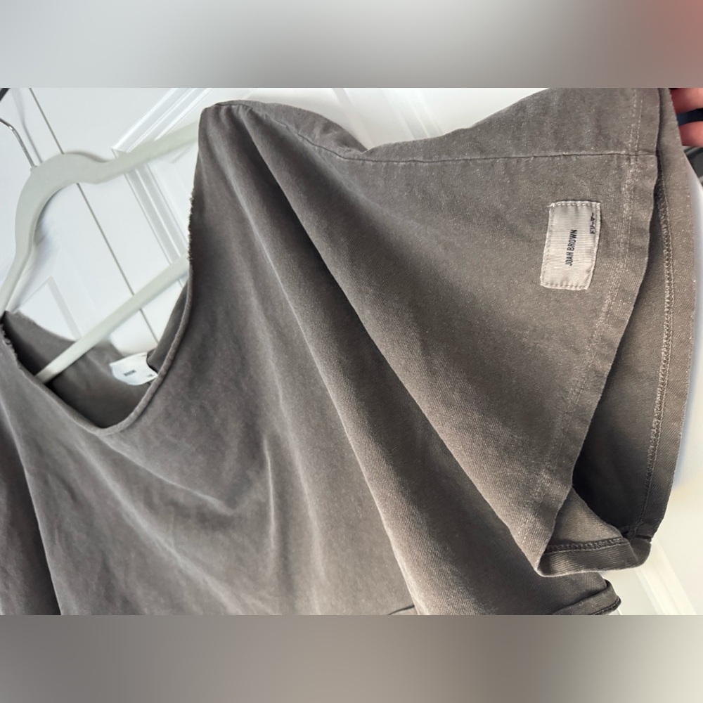 Joah Brown Charcoal Crop Top